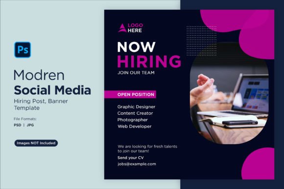 Attract Top Talent with This Editable Hiring Social Media Template