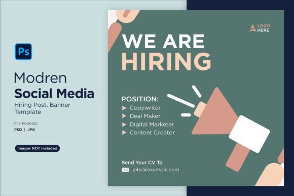 Attract Top Talent with We Are Hiring Social Media Post 45