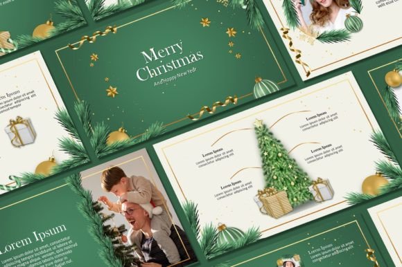 Deck the Slides: A Festive Christmas PowerPoint Template