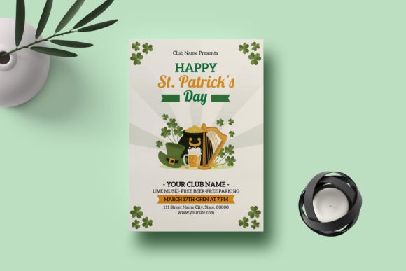 Design a Vibrant St. Patrick's Day Celebration Flyer