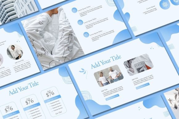 Design Calm, Professional Presentations with the Soft Blue Template