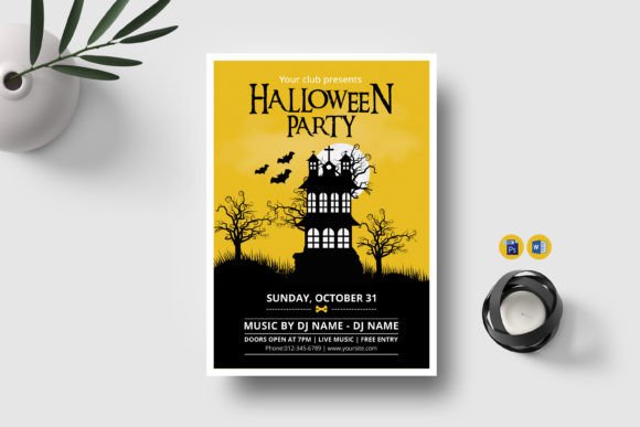 Effortless Halloween Invitations with a Pro Flyer Template