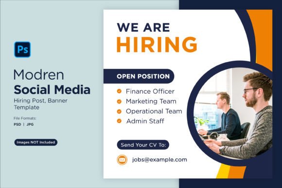 Recruit Top Talent with We Are Hiring Social Media Post 77