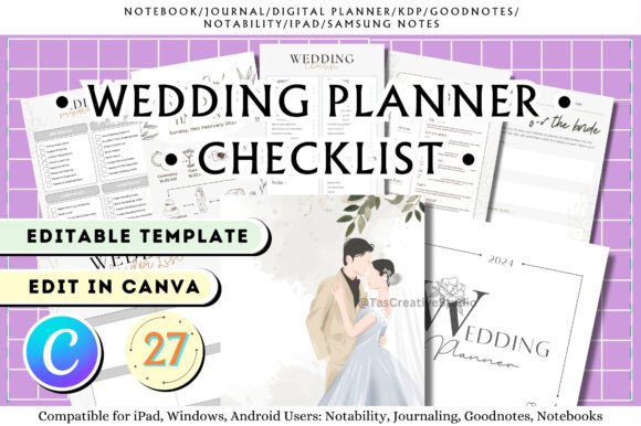 Streamline Your Big Day with Editable Canva Templates