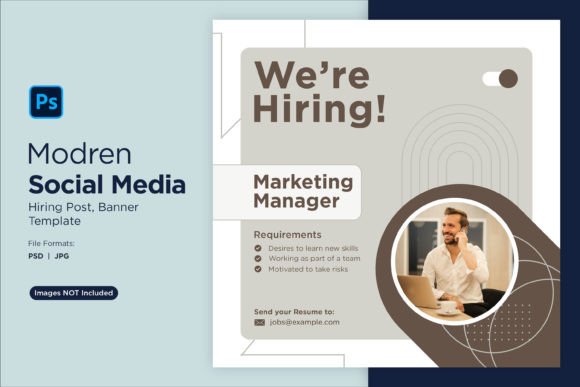 Streamline Your Recruitment with a Professional Social Media Template
